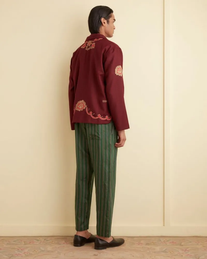 Shirts<BODE Rococo Overshirt Maroon