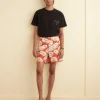 Shorts<BODE Rodeo Slogans Shorts Red