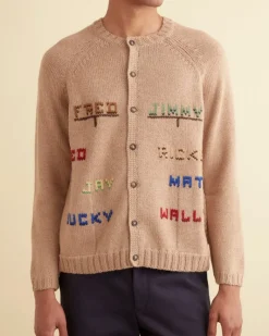 Knitwear<BODE Roll Call Cardigan Tan