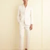 Outerwear<BODE Roping Shawl Collar Tuxedo Jacket Ecru