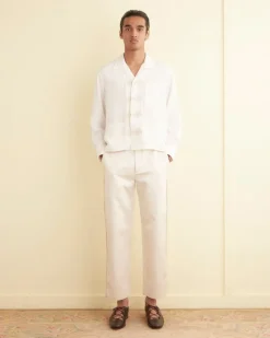 Suiting<BODE Roping Tuxedo Trousers Ecru