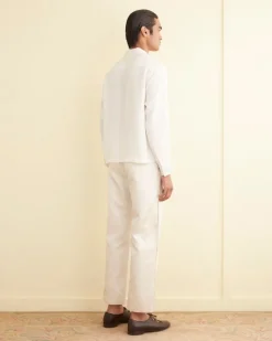 Suiting<BODE Roping Tuxedo Trousers Ecru