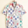 Shirts<BODE Rose Checkerboard Short Sleeve Shirt Multi