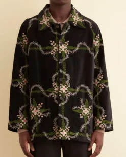 Outerwear<BODE Rosemallow Jacket Black