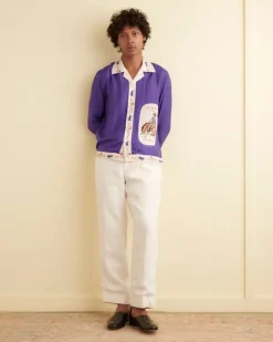 Shirts<BODE Round Up Long Sleeve Shirt Purple