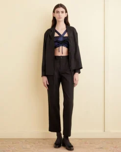 Underpinnings<BODE Ruffle Bra Navy