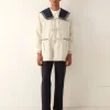 Outerwear<BODE Sailor Coat - Cream Navy