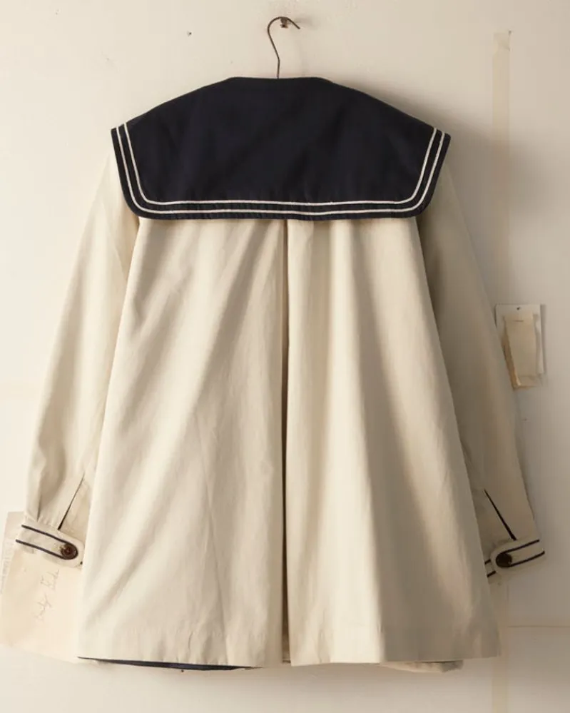 Outerwear<BODE Sailor Coat - Cream Navy