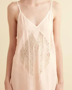 Dresses<BODE Salmon Monogram Dress - M Pink