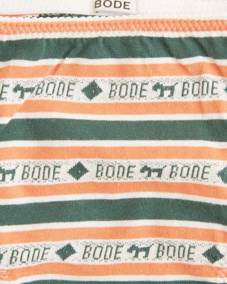 Underpinnings<BODE Scottie Jacquard Briefs Green/Orange