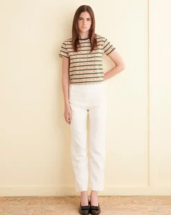 Cut And Sew<BODE Scottie Jacquard Tee Green