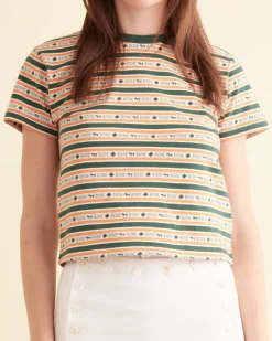 Cut And Sew<BODE Scottie Jacquard Tee Green