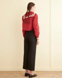 Tops<BODE Seafarer Shirt Red/Cream