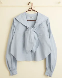 Tops<BODE Seafarer Shirt Blue