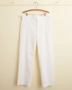 Trousers & Pants<BODE Seersucker Suiting Trousers White