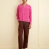Shirts<BODE Shadow Jasmine Long Sleeve Shirt Fuchsia