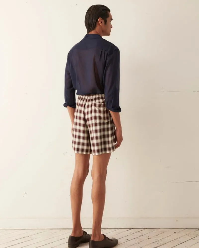 Shorts<BODE Shadow Plaid Rugby Shorts