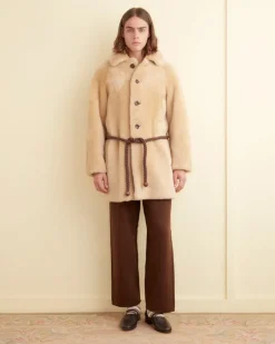 Outerwear<BODE Shearling Teddy Coat