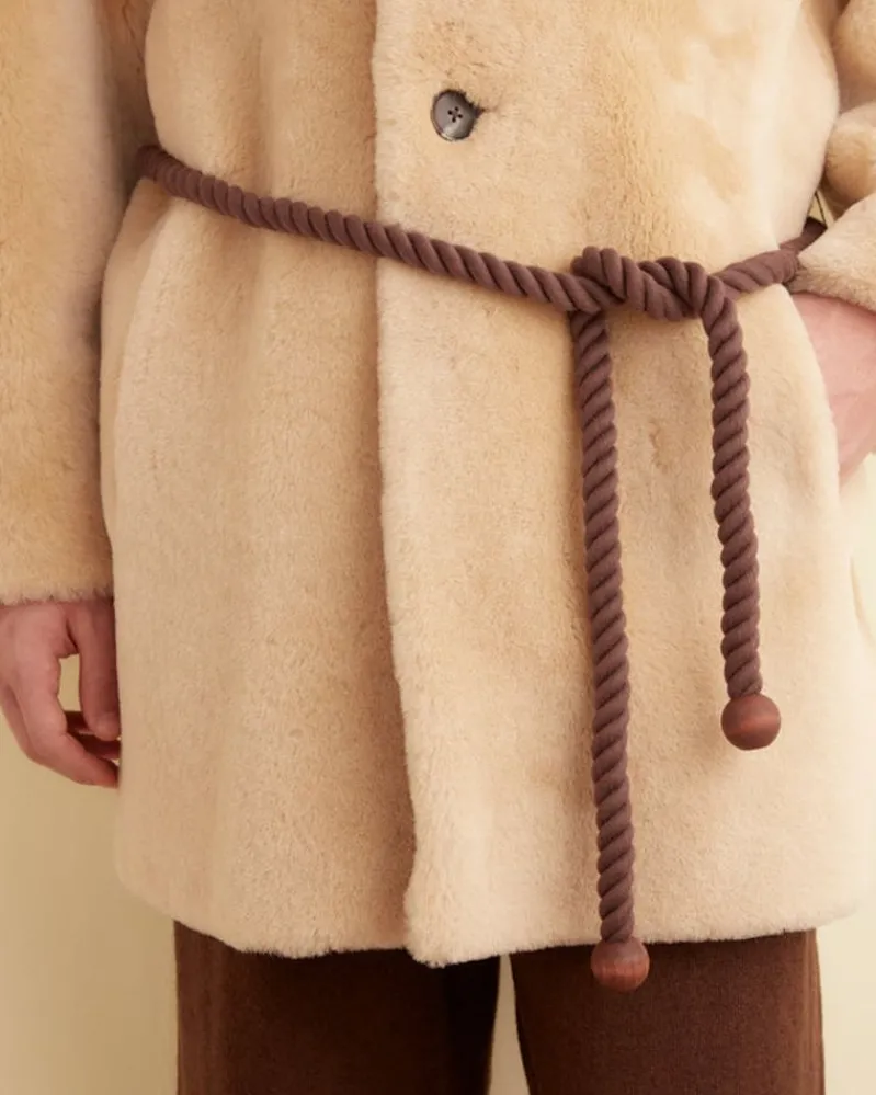 Outerwear<BODE Shearling Teddy Coat