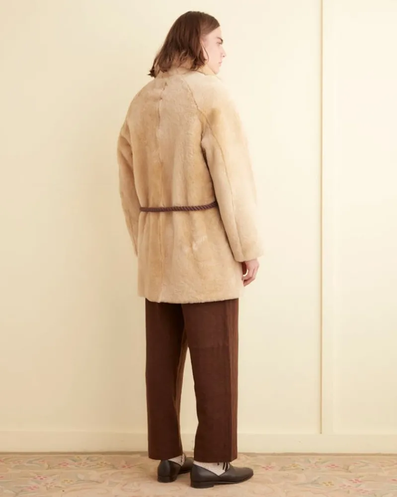 Outerwear<BODE Shearling Teddy Coat