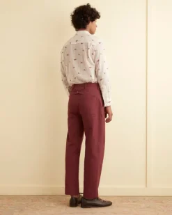 Shirts<BODE Sheer Camel Long Sleeve Shirt White