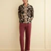 Shirts<BODE Sheer Cranes Long Sleeve Shirt Black