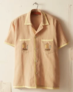 Shirts<BODE Ship Applique Short Sleeve Shirt