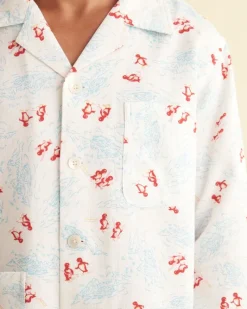 Shirts<BODE Skiing Penguins Long Sleeve Shirt Multi