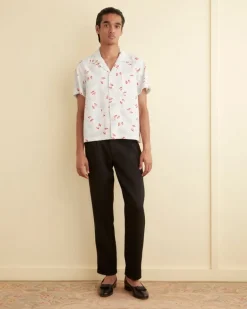 Shirts<BODE Skiing Penguins Short Sleeve Shirt Multi