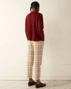 Knitwear<BODE Solid Cycling Polo - Maroon