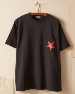 Cut & Sew<BODE Star Pocket Tee - Midnight