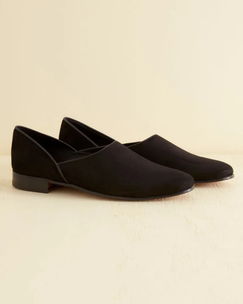 Shoes<BODE Suede House Shoe - Black