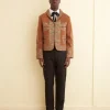 Outerwear<BODE Suede Shawl Couching Jacket Brown
