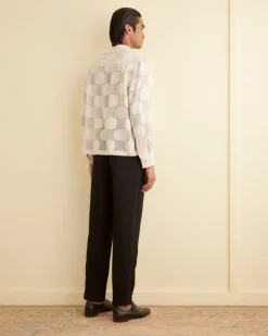 Shirts<BODE Sunflower Lace Long Sleeve Shirt - Ecru