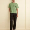 Cut & Sew<BODE Swan Pocket Tee Green