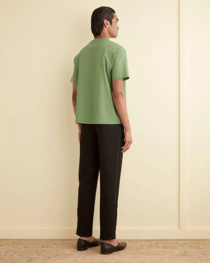 Cut & Sew<BODE Swan Pocket Tee Green