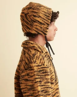 Accessories<BODE Tiger Fleece Tie Cap Orange