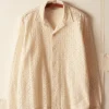 Shirts<BODE Tile Lace Long Sleeve Shirt - Ecru