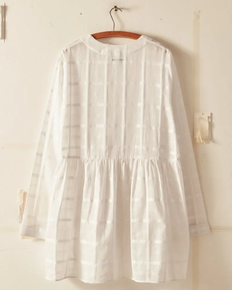 Shirts<BODE Tonal Plaid Jama Tunic