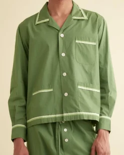 Shirts<BODE Top Sheet Long Sleeve Shirt Green