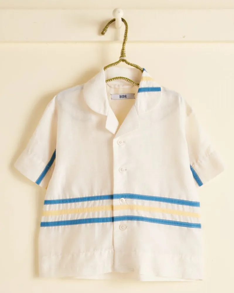 Baby Bode<BODE Track Stripe Kids' Shirt - Os