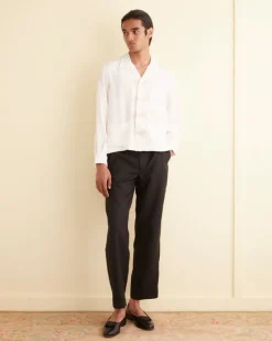 Shirts<BODE Trillium Long Sleeve Shirt Cream