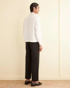 Shirts<BODE Trillium Long Sleeve Shirt Cream