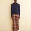 Trousers & Pants<BODE Truro Plaid Trousers Red