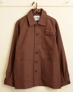 Outerwear<BODE Twill Franck Jacket - Brown