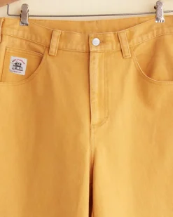 Trousers & Pants<BODE Twill Knolly Brook Trousers Yellow