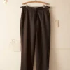 Trousers & Pants<BODE Twill Side Buckle Trousers - Black
