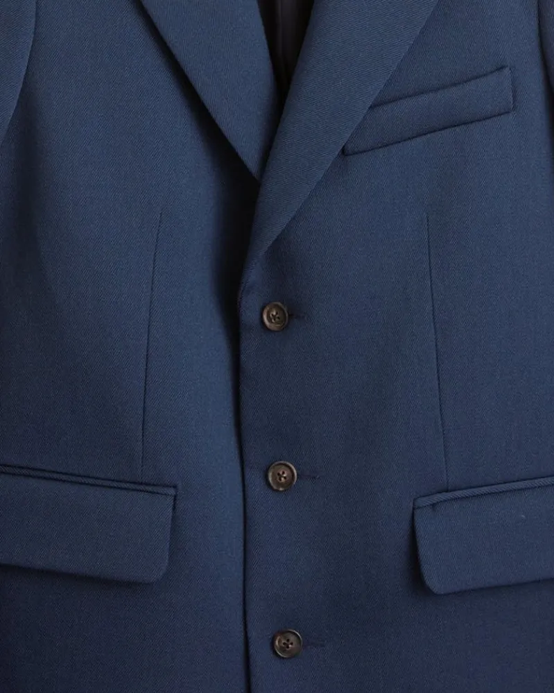 Suiting<BODE Twill Suit Jacket Petrol