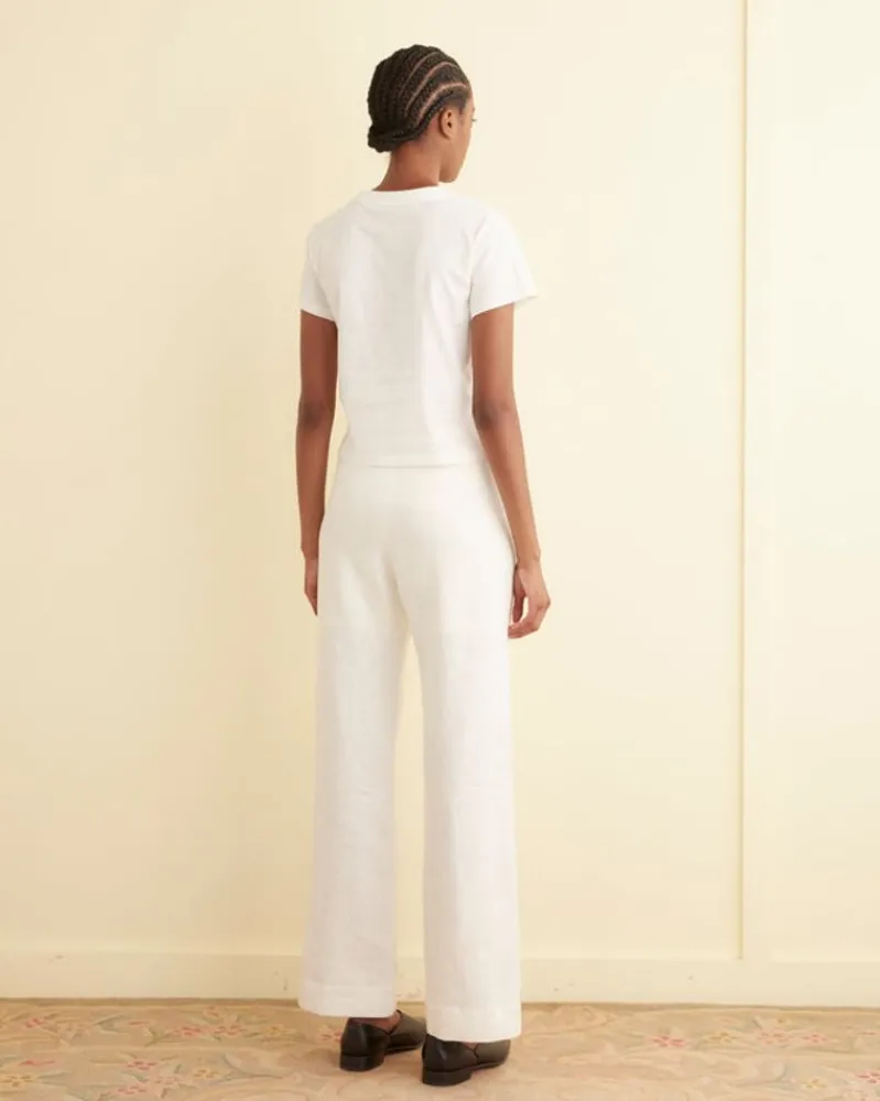 Cut And Sew<BODE Twin Parakeet Tee Cream