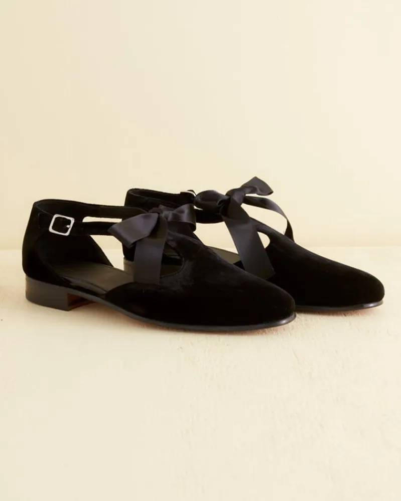 Shoes<BODE Velvet Theater Shoe Black